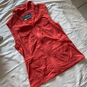 Orange Eddie Bauer Travex vest